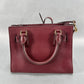 Michael Kors Hamilton Satchel Bag - Maroon