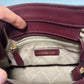 Michael Kors Hamilton Satchel Bag - Maroon