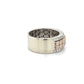 10K White Gold Diamond Lady's Fashion Ring; Size 10