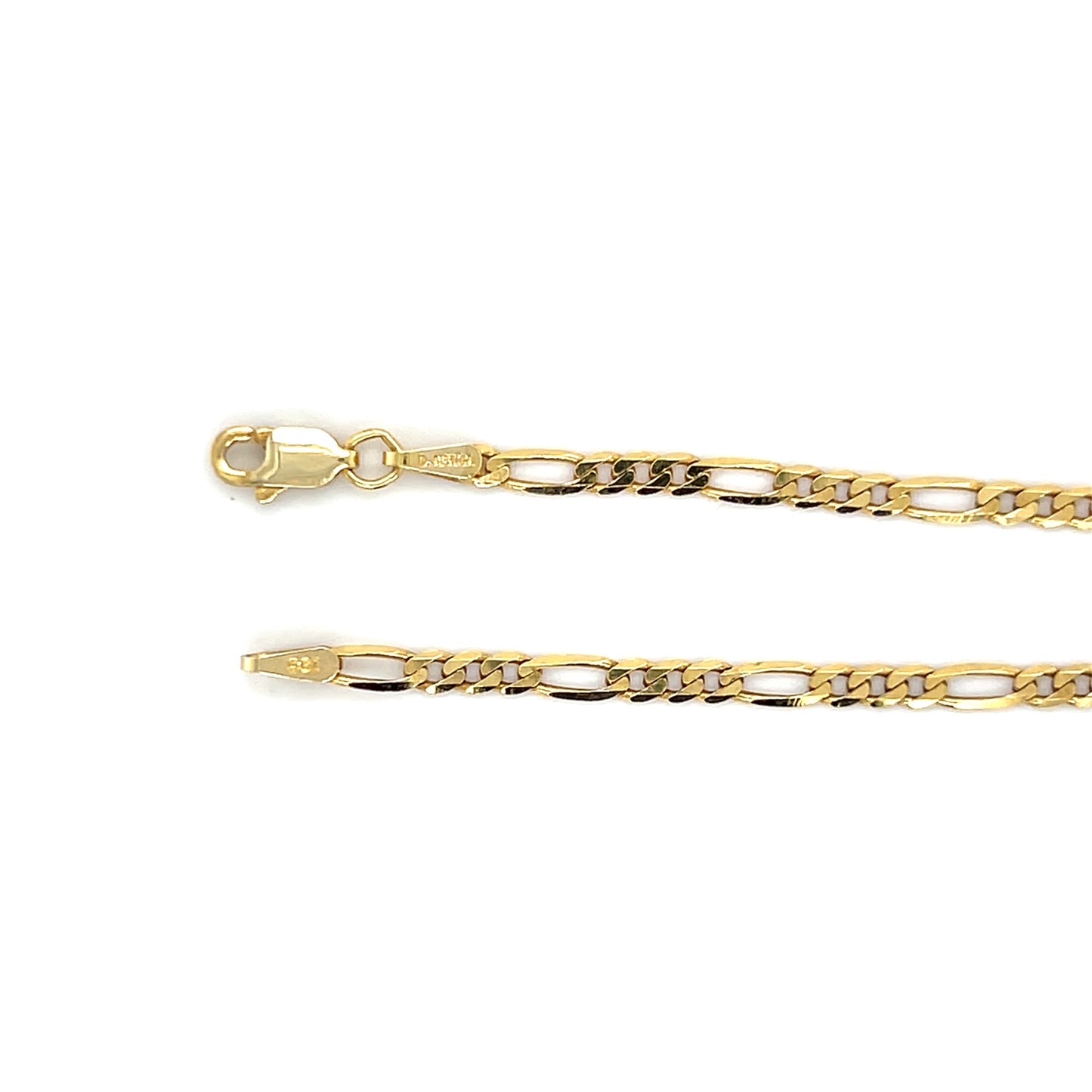 10K Yellow Gold 20" Figaro Chain; 4.6g