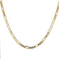 10K Yellow Gold 20" Figaro Chain; 4.6g