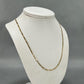 10K Yellow Gold 20" Figaro Chain; 4.6g