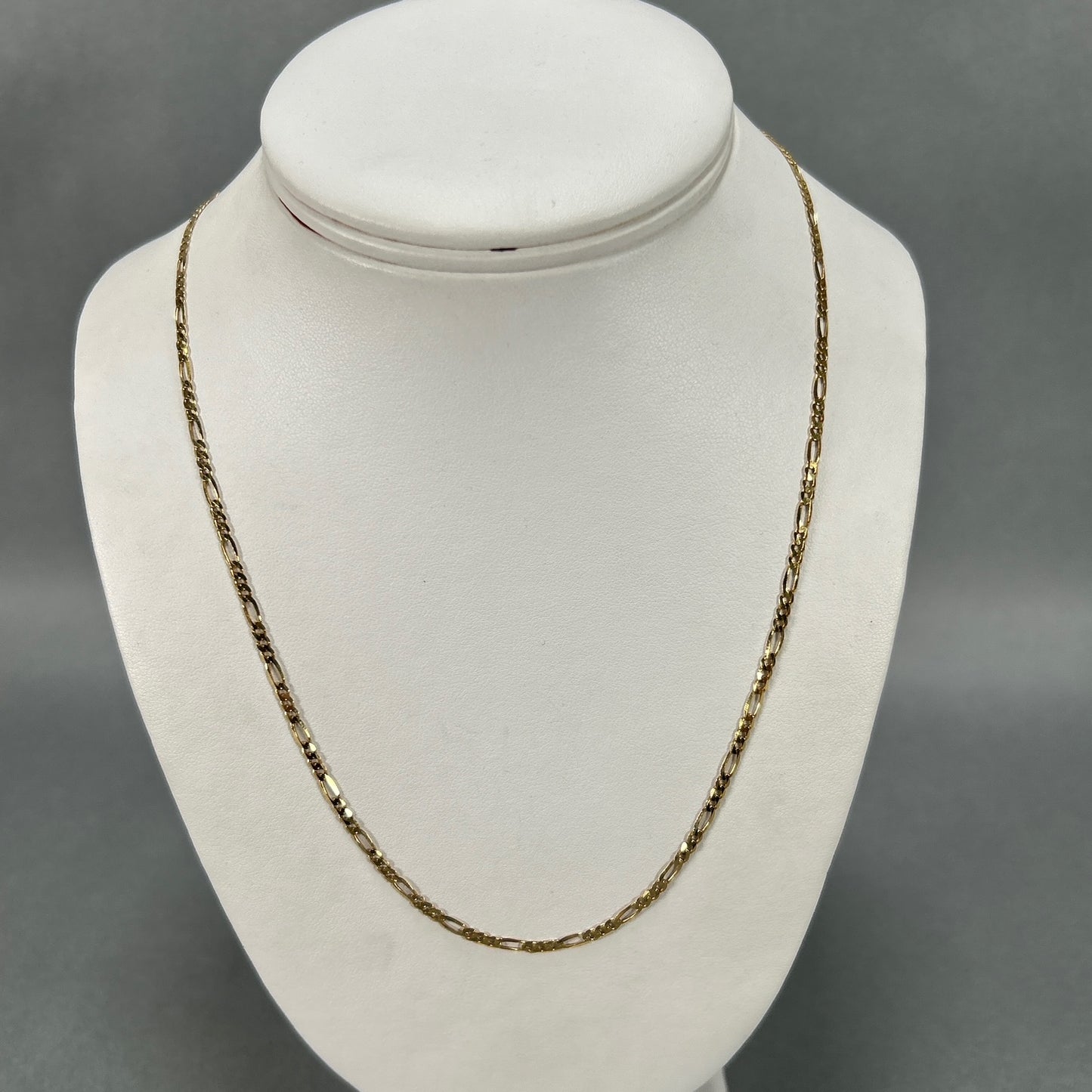 10K Yellow Gold 20" Figaro Chain; 4.6g