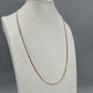10K Rose Gold 24" Chain; 4.5g