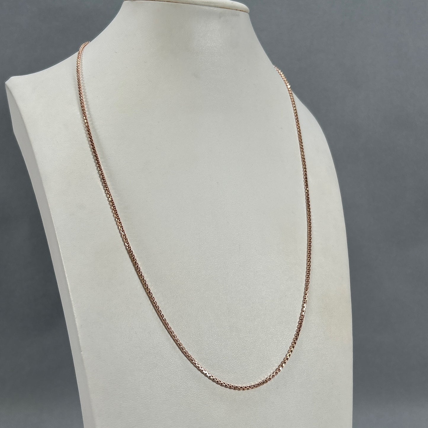 10K Rose Gold 24" Chain; 4.5g