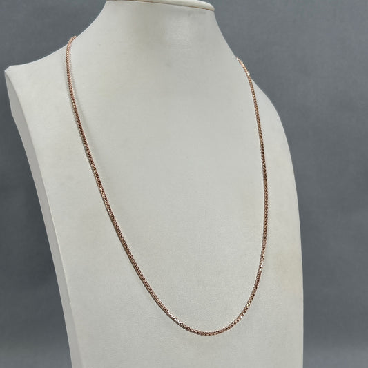 10K Rose Gold 24" Chain; 4.5g