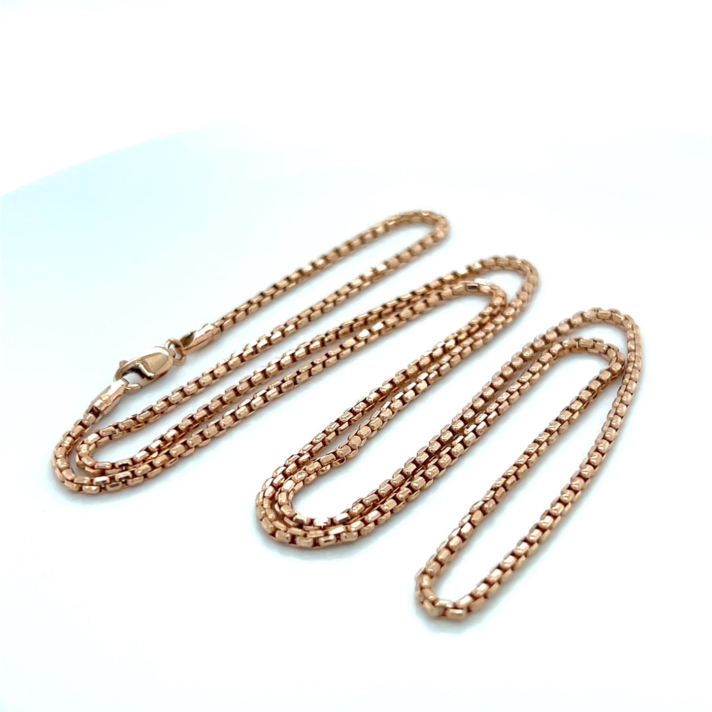10K Rose Gold 24" Chain; 4.5g