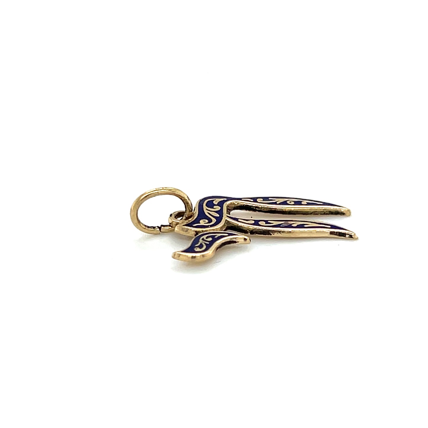 14K Yellow Gold Pendant; 1.3g