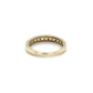 14K Yellow Gold Diamond & Ruby Accent Ring; Size 8
