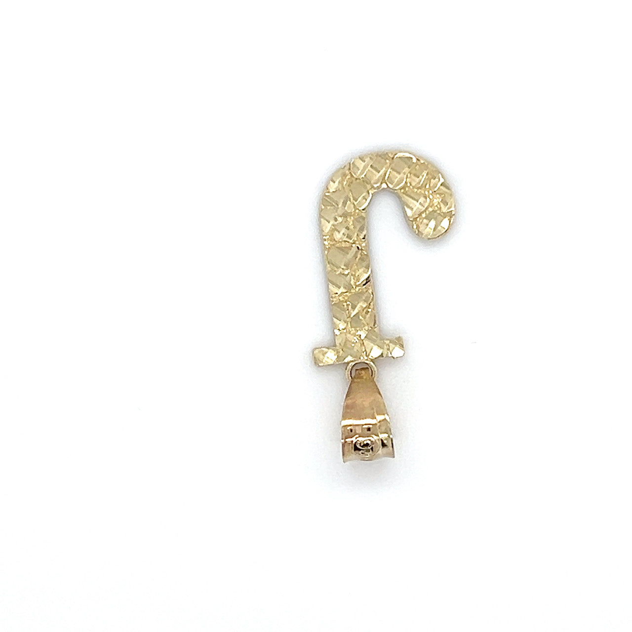 10K Yellow Gold "J" Pendant; 0.6g