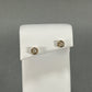 10K Yellow Gold Diamond Stud Earrings; 0.15 CTW; 1.3g