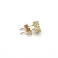 10K Yellow Gold Diamond Stud Earrings; 0.15 CTW; 1.3g