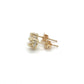 10K Yellow Gold Diamond Stud Earrings; 0.15 CTW; 1.3g