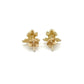 14K Yellow Gold Frog Stud Earrings; 0.9g
