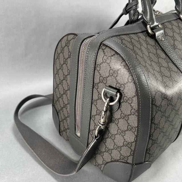 Gucci GG Ophidia Duffle Bag - Gray