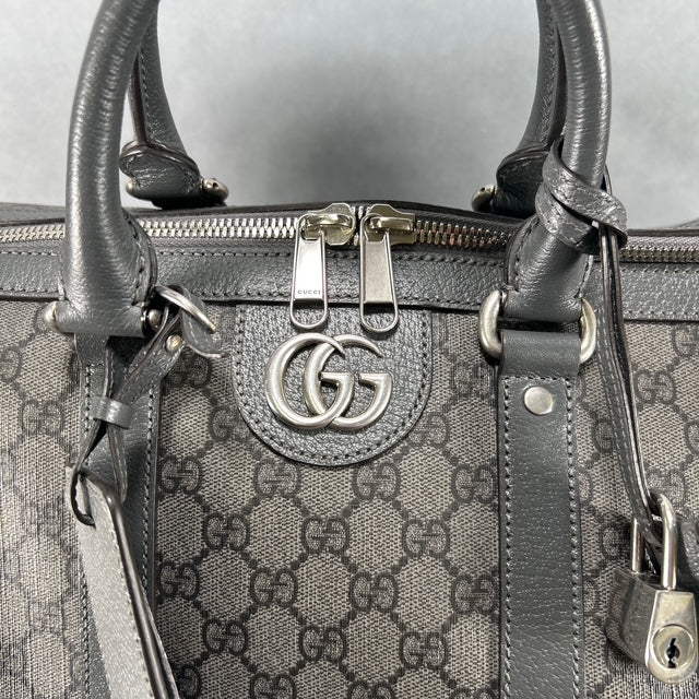Gucci GG Ophidia Duffle Bag - Gray