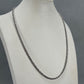 10K White Gold 22.5" Rope Chain