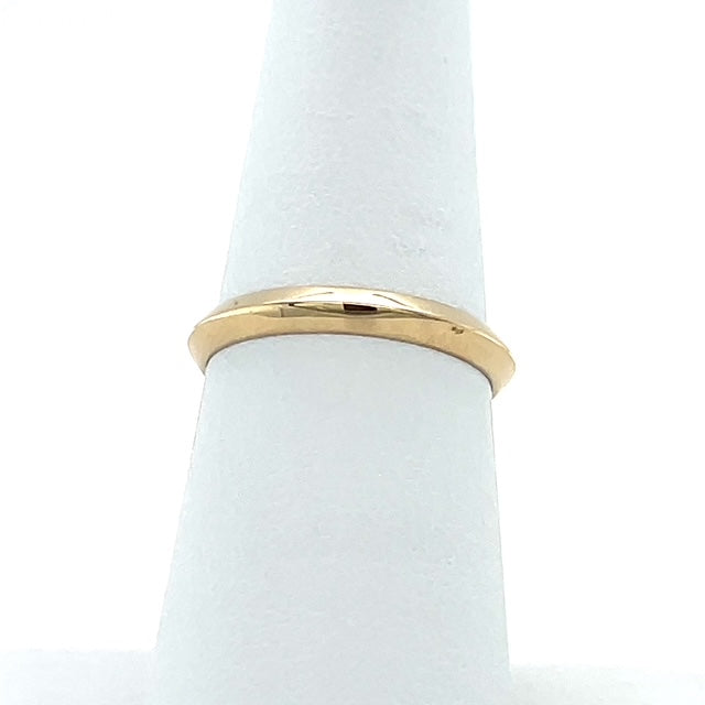14K Yellow Gold Ring; Size 7