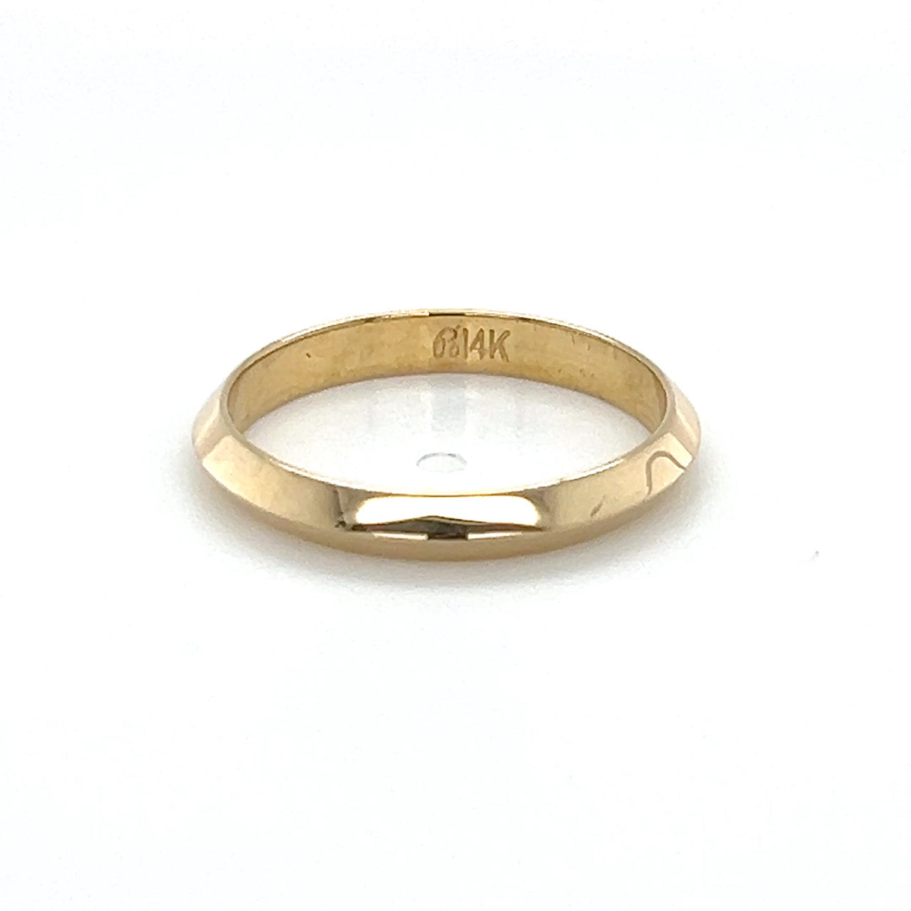 14K Yellow Gold Ring; Size 7