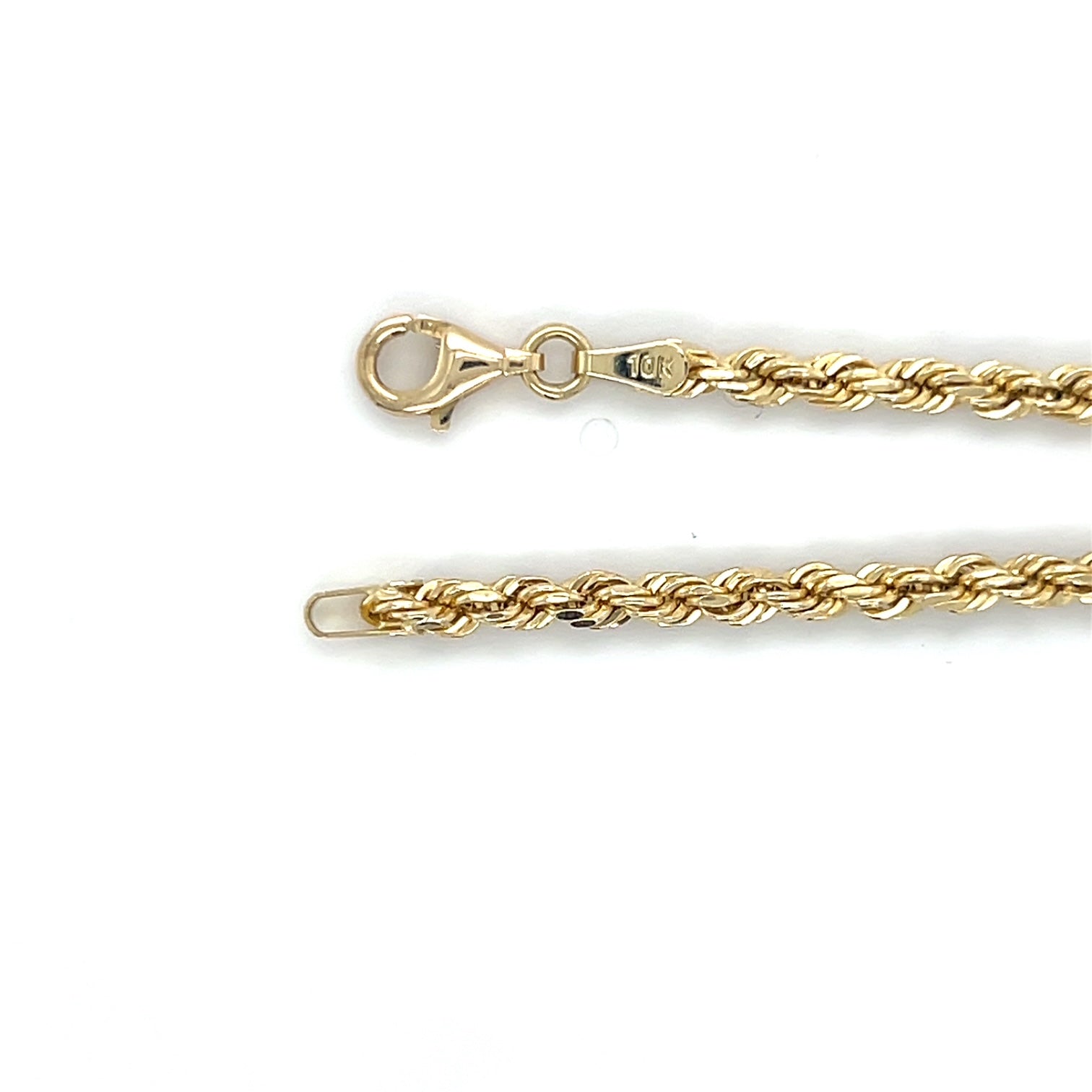 10K Yellow Gold 24" Rope Chain