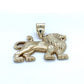 10K Yellow Gold Lion Pendant