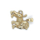10K Yellow Gold Lion Pendant