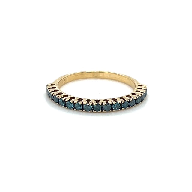 14K White Gold Diamond Lady's Fashion Ring; Size 7-10