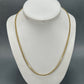 10K Yellow Gold 20" Chain