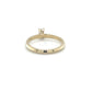 10K Yellow Gold Diamond Lady's Solitaire Ring; Size 8.5