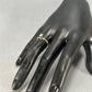 10K Yellow Gold Diamond Lady's Solitaire Ring; Size 8.5