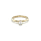 10K Yellow Gold Diamond Lady's Solitaire Ring; Size 8.5