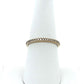 14K Yellow Gold Diamond Lady's Wedding Band; Size 8