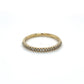 14K Yellow Gold Diamond Lady's Wedding Band; Size 8