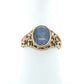 9K Yellow Gold Opal Lady's Ring; Size 7