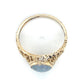 9K Yellow Gold Opal Lady's Ring; Size 7