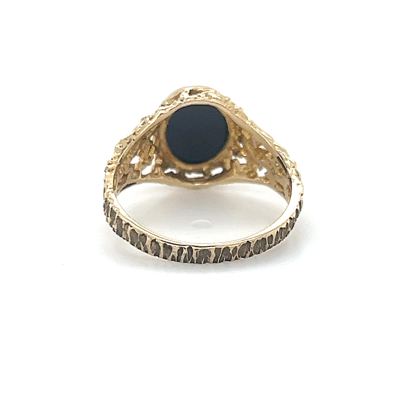 9K Yellow Gold Opal Lady's Ring; Size 7