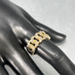 10K Yellow Gold Diamond Lady's Fashion Ring; Size 9