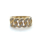 10K Yellow Gold Diamond Lady's Fashion Ring; Size 9