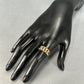 10K Yellow Gold Diamond Lady's Fashion Ring; Size 9