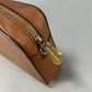 Michael Kors East West Zipper Crossbody Bag - Light Brown