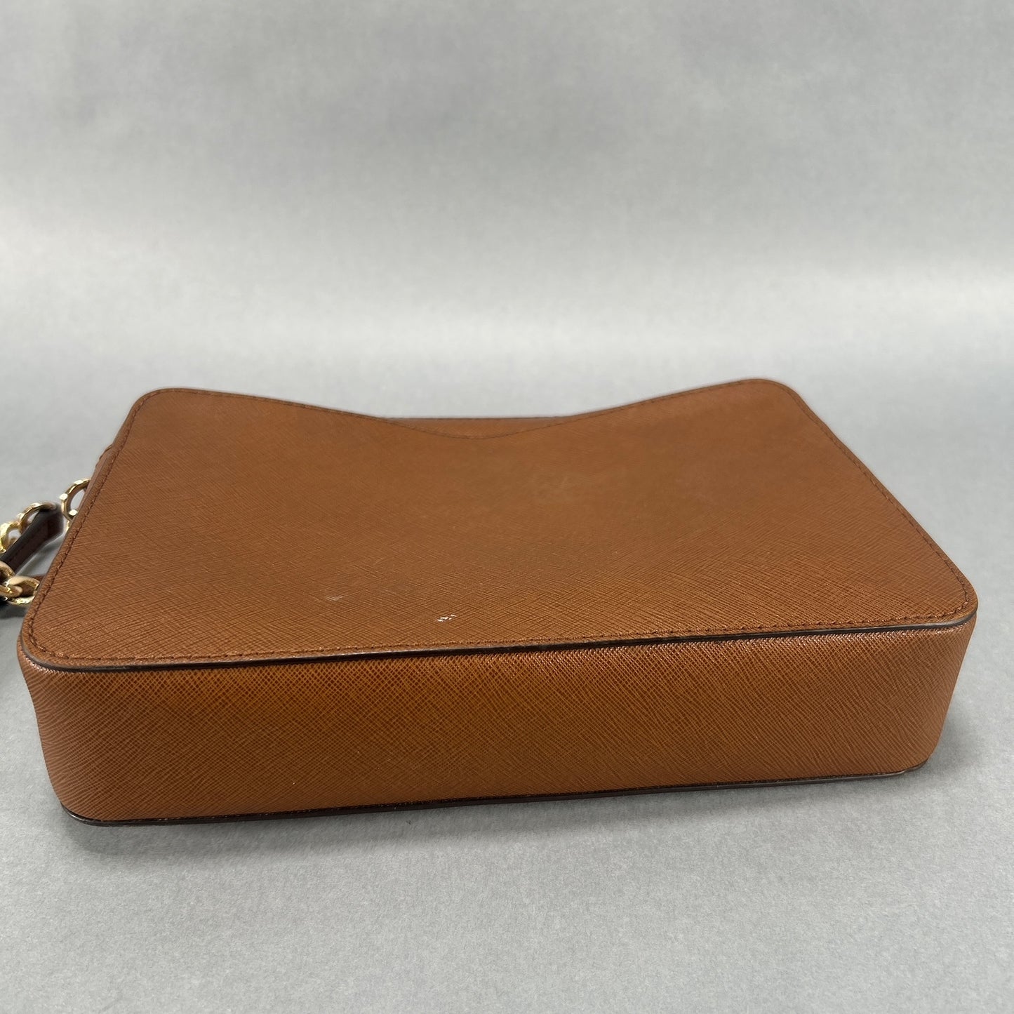 Michael Kors East West Zipper Crossbody Bag - Light Brown
