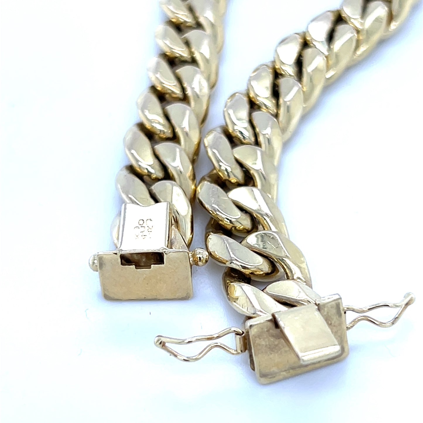 14K Yellow Gold 8" Link Curb Bracelet