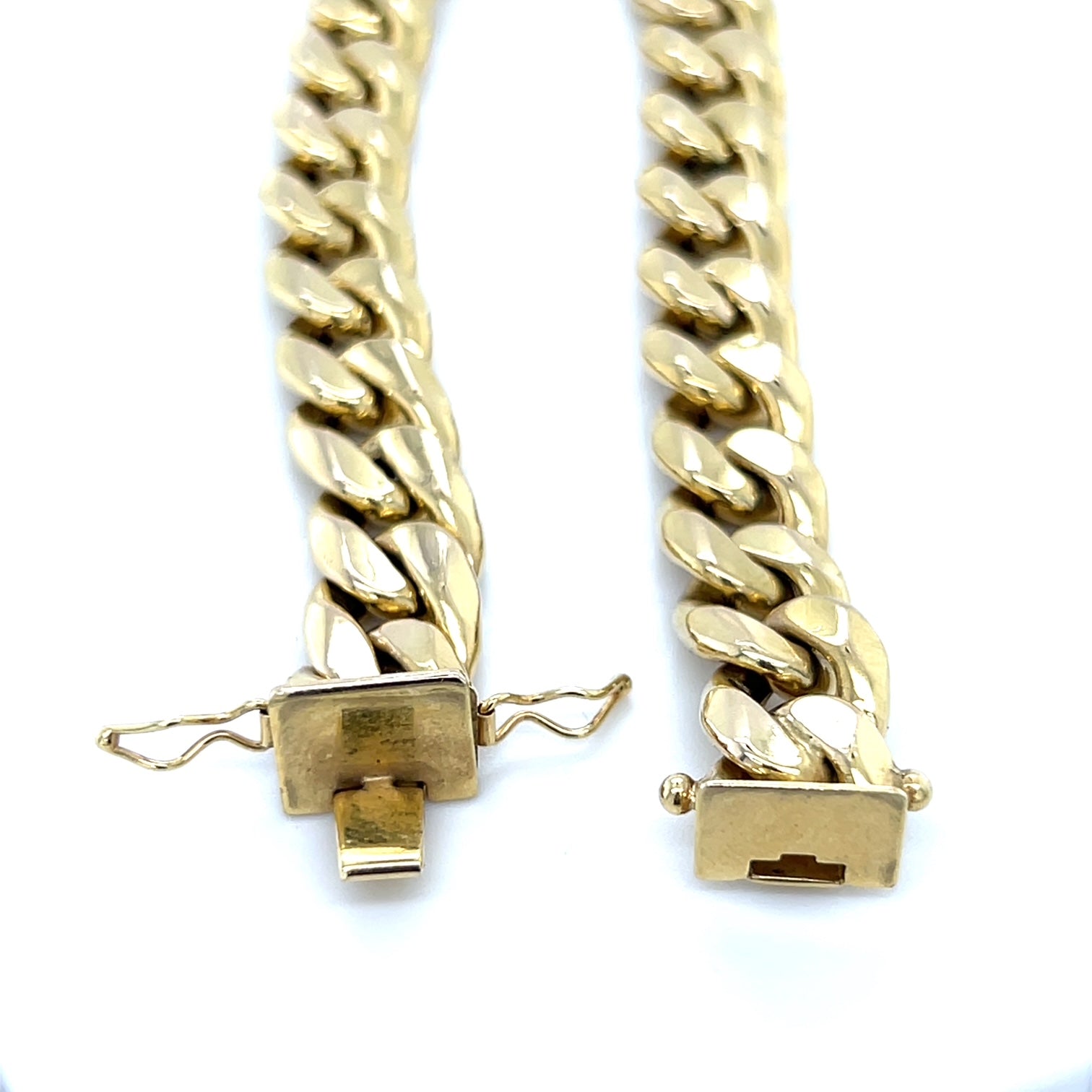 14K Yellow Gold 8" Link Curb Bracelet