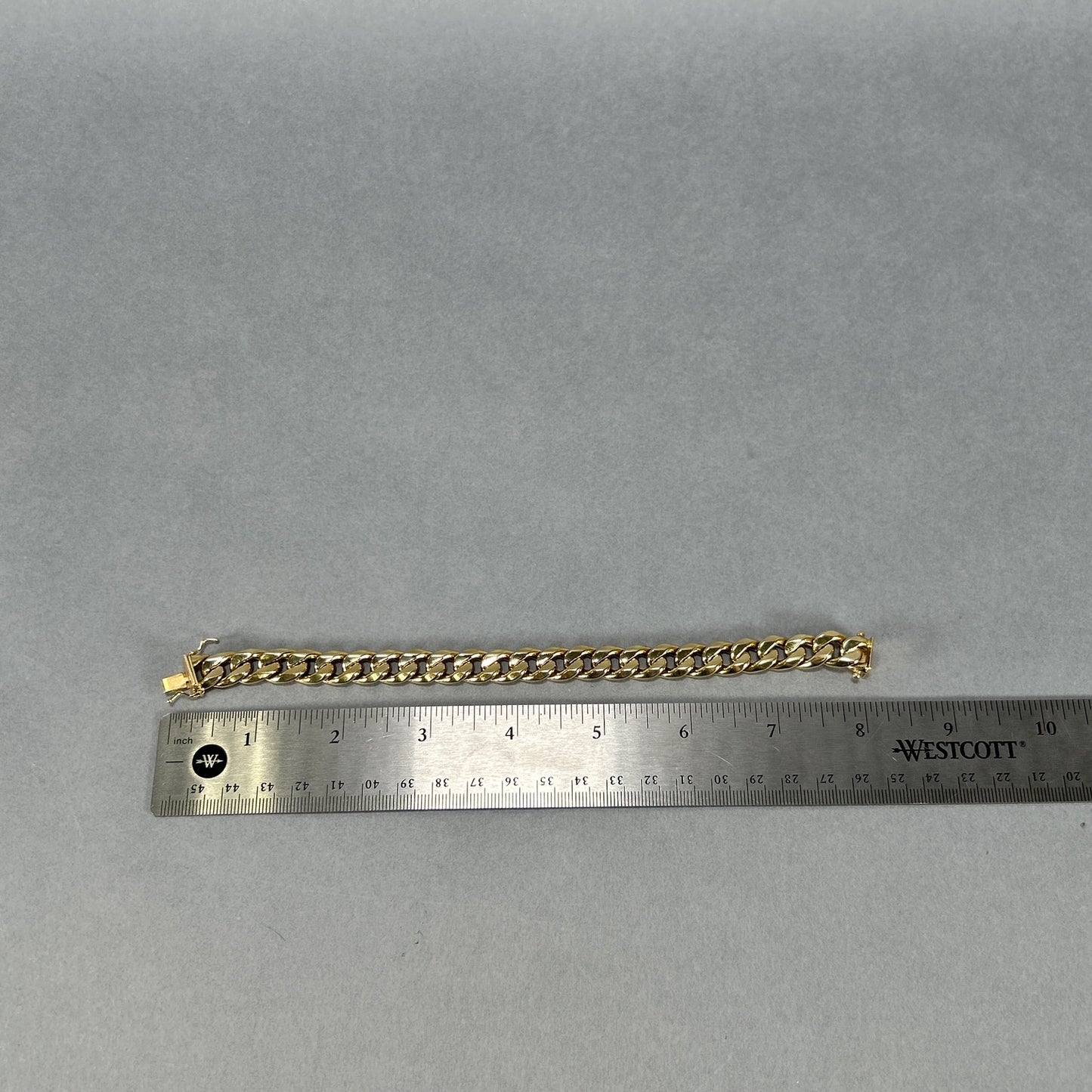 14K Yellow Gold 8" Link Curb Bracelet