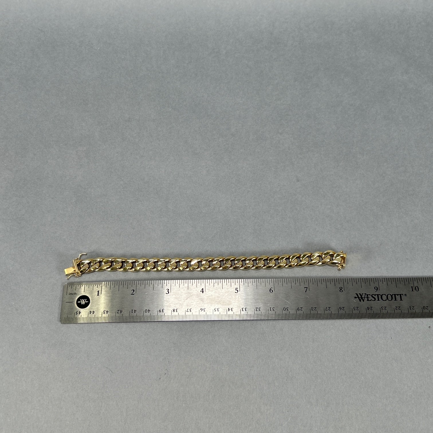 14K Yellow Gold 8" Link Curb Bracelet