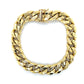 14K Yellow Gold 8" Link Curb Bracelet