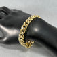 14K Yellow Gold 8" Link Curb Bracelet