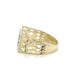 10K Yellow Gold "B" Gentleman's Ring; Size 9