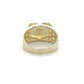 10K Yellow Gold "B" Gentleman's Ring; Size 9