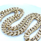 14K Yellow 24" Gold Curb Chain